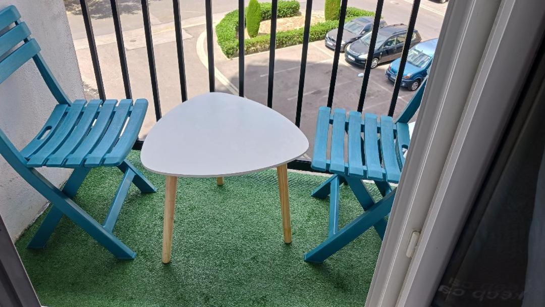 Appartement T2 Meuble Confort, Parking, Balcon,Pres Parc Des Expositions, Stades Perpignan Exterior foto